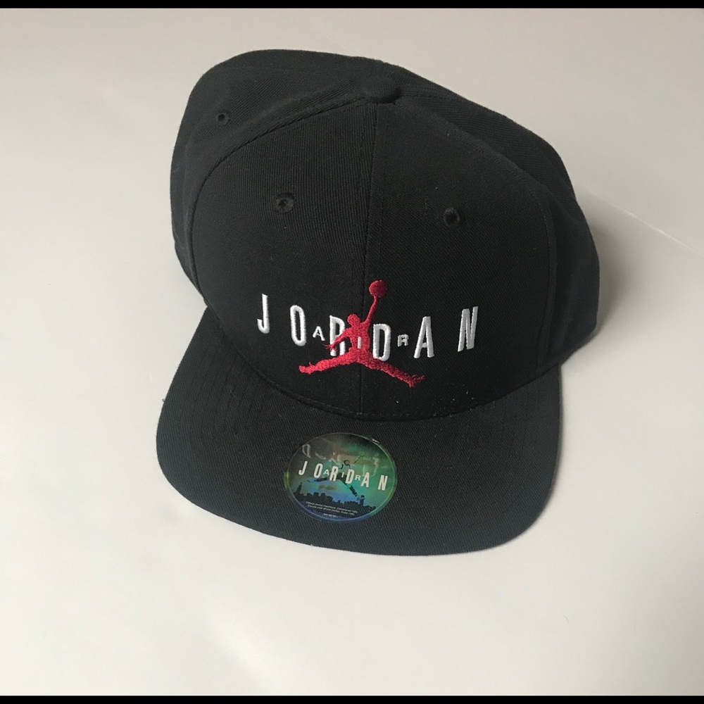 Men’s Jordan Black And Red SnapBack